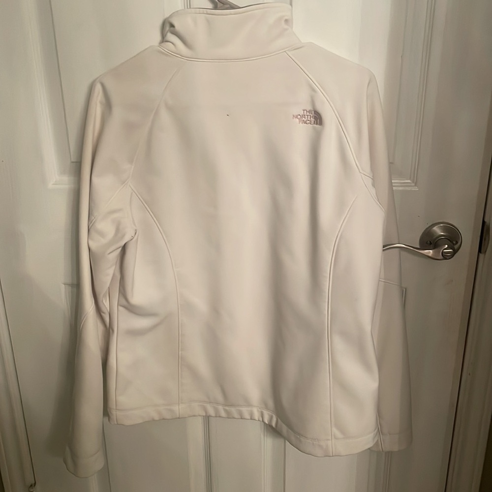 White Hard Shell North Face Jacket - image 2